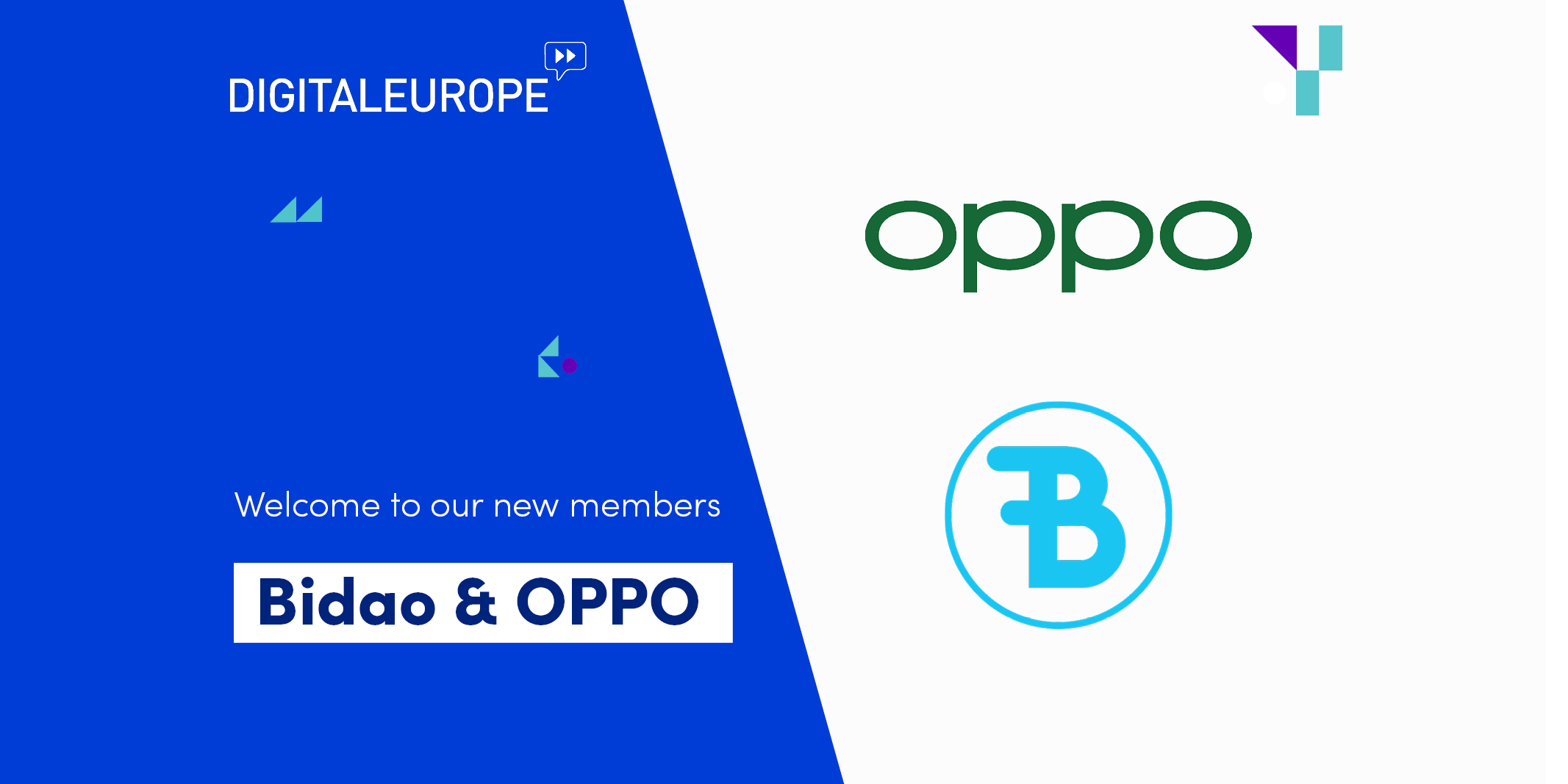 DIGITALEUROPE welcomes its two newest members Bidao and OPPO - DIGITALEUROPE